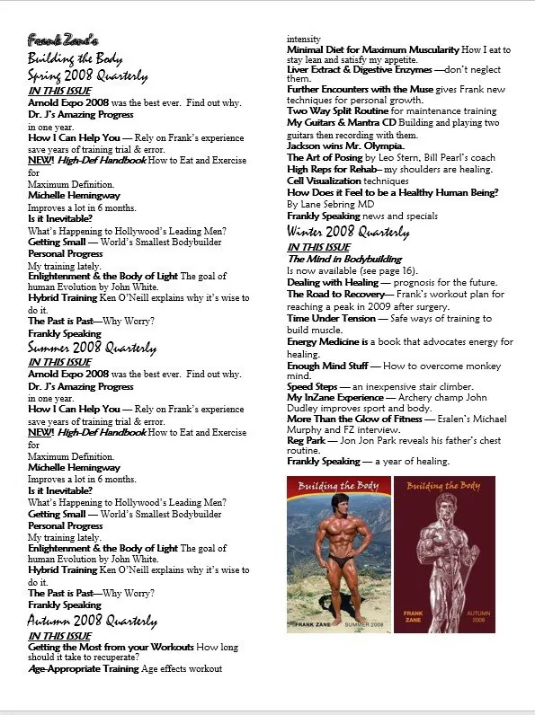 2008 newsletter content image