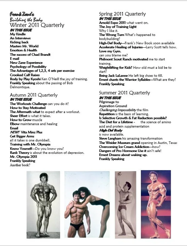 2011 newsletter content image