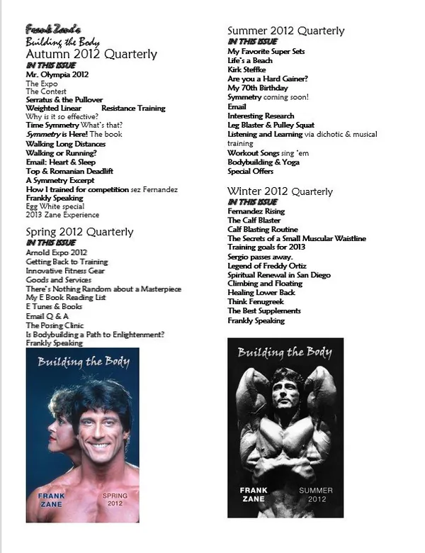 2012 newsletters content image