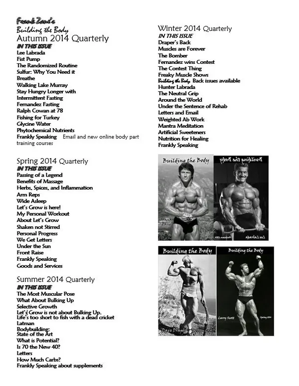 2014 newsletters content image