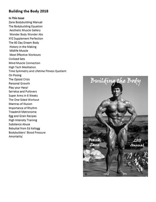 2018 newsletter annual image contents