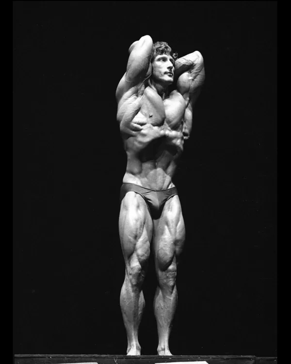 9. Frank Zane 1979 Mr. Olympia 8x10 Vacuum Pose By Christine Zane