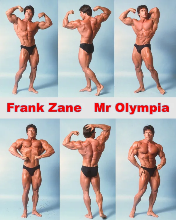 4. Frank Zane Mr. Olympia 8x10 Color Photo Studio Selection By Christine Zane